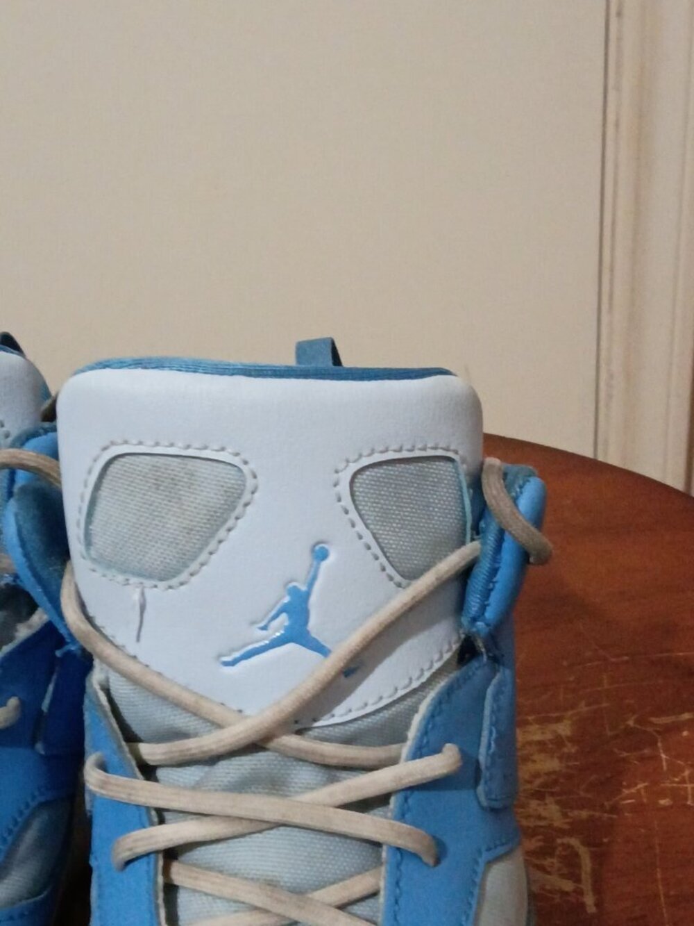 Jordan Shoes Kids Youth Size 2Y Blue Leather Basketball Sneakers DM1686-400 - Picture 6 of 13